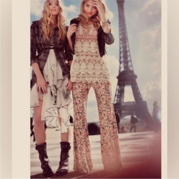 Free People Very Rare Strapless Cascading Ruffle Mesh Dress in White - Picture 15 of 15